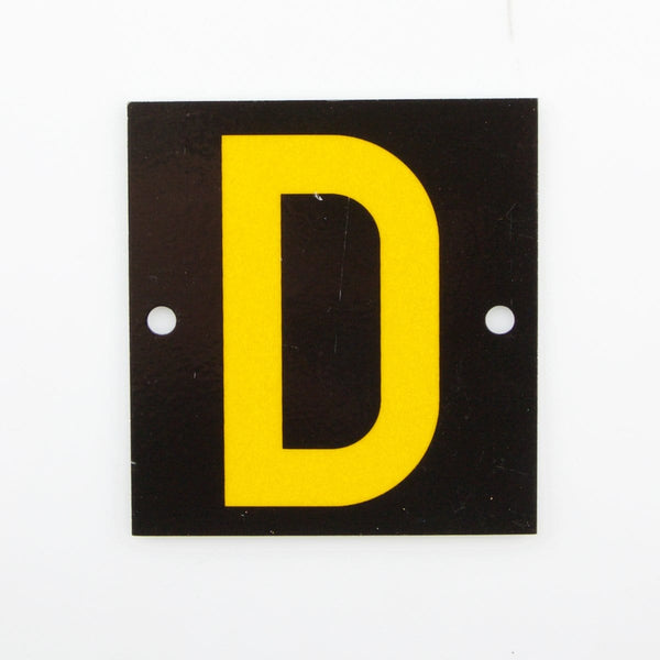 Reflective Identification Character - D