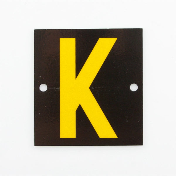 Reflective Identification Character - K
