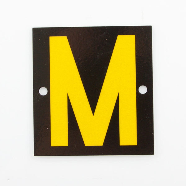 Reflective Identification Character - M