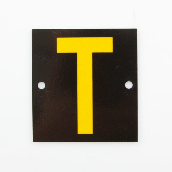 Reflective Identification Character - T