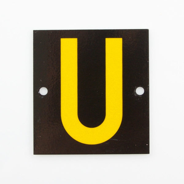 Reflective Identification Character - U